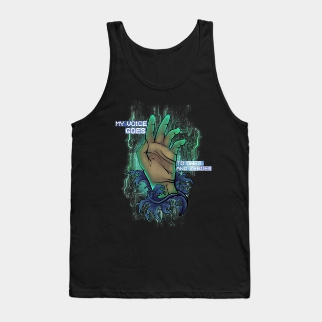 Digital Sea Tank Top by xdrewstroyerx